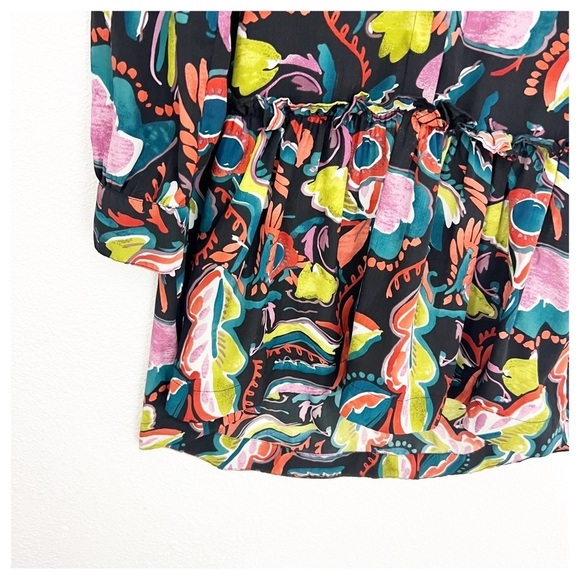 Philosophy Colorful Button Down Shirt Dress, Size Small - Picture 3 of 9